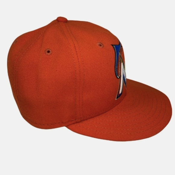 New Era Miami Marlins 59Fifty Big M Infield Fitted 7 ½ - Picture 3 of 4